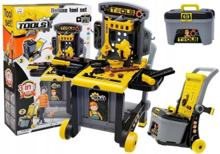 DIY tabuľky. 3v1 vozík dielňa