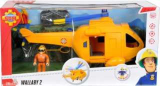 Požiarnik Sam. Vrtuľník Wallaby II s ...