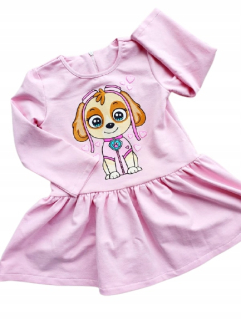 Paw Patrol - Šaty vzplanul Dog Patrol Sky Bright Roses122
