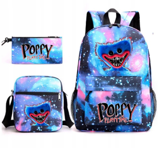 Školský batoh - Super SET Batoh Huggy Wuggy school 3 diely