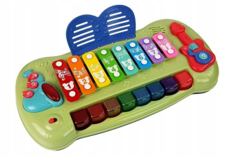 Super darček piano činely podsvietenie kláves