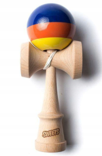 Sladkosti Kendama Prime Stripes Blue Orange Yellow