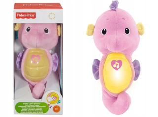 Žiariace ružový morský koník Fisher Price