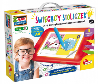 Žiariace malý stolík