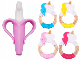 Banana tréning zubná kefka Unicorn