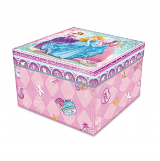 Klasická rakva s princeznou hudobnou skrinkou 132TP