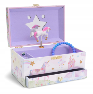 Šperkovnica Jewelkeeper unicorn Pink.