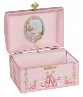 Disples s hudobnou skrinkou pre deti Pink Balerina