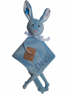 Plyšová tkanina deka personalizácie králik