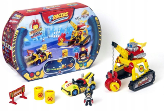 T-Racers Turbo Crane auto so žeriavom Figúrka 5