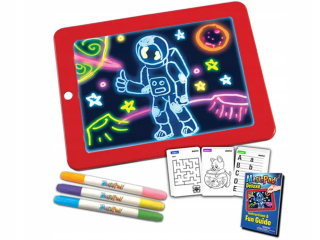 TABLET PAD MAGIC LED dosková hra pera ZNIKOPIS