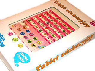 Tablet Pink Vzdelávacia veda a zábava Laptop Pad