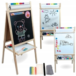 Tabuľka 4v1 magnetické krieda a papier počítadlo