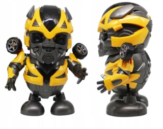 Tanec robot Bumblebee LED figúrka hračka hrdina