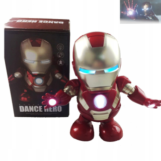 Robot IRON MAN DANCING figúrka TOY LED HERO