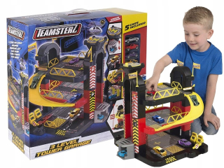 TEAMSTERZ GARAGE 3-podlažná + 5 AUTEK veľká množina