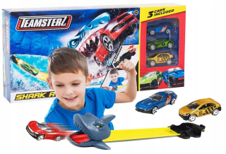 TEAMSTERZ SET shark attack dráha vozidla launcher 3