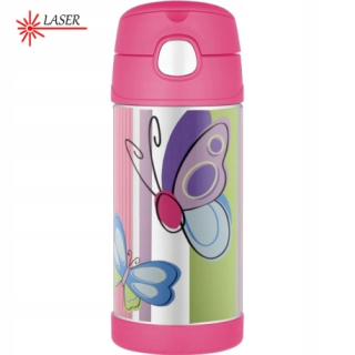 Detské termosky so slanou motýľ 355ml termos
