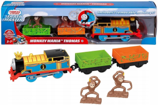 THOMAS s Wagonikami Małpki Tory Tomek Trackmaster
