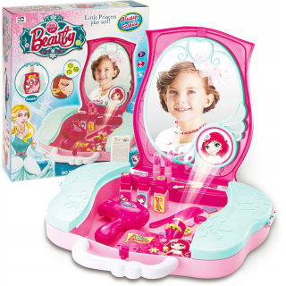 Toaletný stolík GIRL puzdro pre kozmetičky 3+
