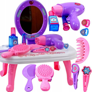 Toaletný stolík DRYER MIRROR KIT pre dievčatá