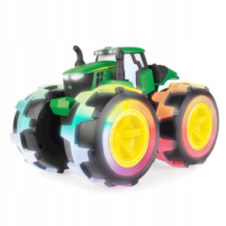 Tomy John Deere traktory Monštrum Farebné pneumatiky