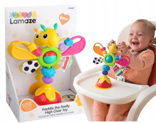 TOMY Lamaze Freddie MOTÝĽ hračka s przysswaką