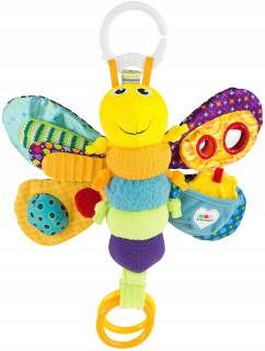 TOMY PLUSH Lamaze PRÍVESOK MOTÝĽ FREDDIE