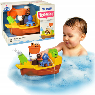 Objemy pirátska loď pre vaňu + water delo