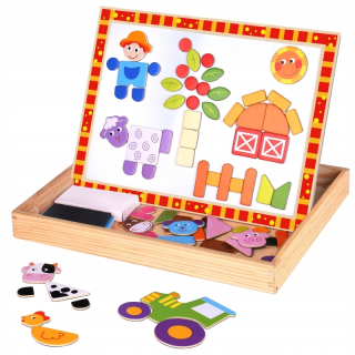 Took Toy Drevené Obojstranné Puzzle Puzzle