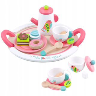 Súprava dreveného popoludňajšieho riadu TOOKY TOY