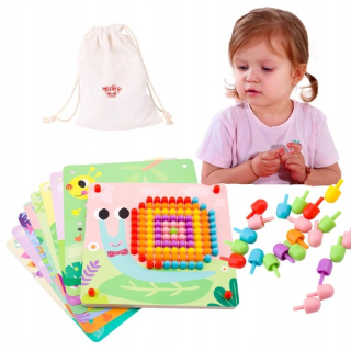 Took TOY puzzle s kolíkmi kolíkmi