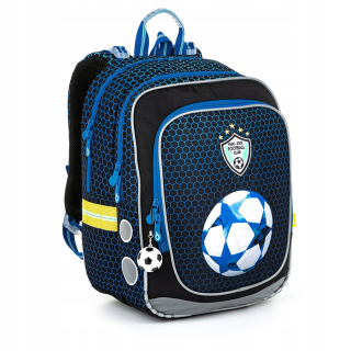 Školský batoh - Futbalový batoh TOPGAL ENDY 22016 pre 1-3 triedy.Lopta