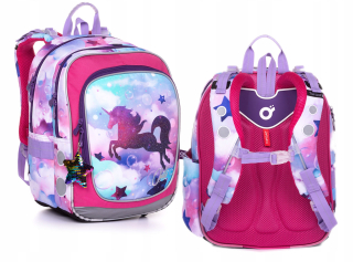 Školská taška, batoh - Topgal School Batchpack Endy 20002 Unicorn Class 1-3
