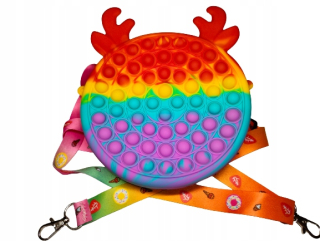 Push Push to Bag Push Bubble Reindeer Fidget