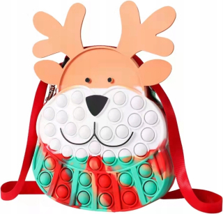 Push Bubble Pop It Reindeer Toy Gniotek
