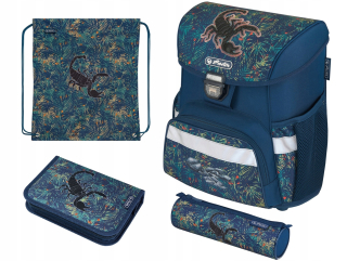 Školská taška - batoh, set, zostava - Satchel Herlitz Loop Plus Scorpion Set