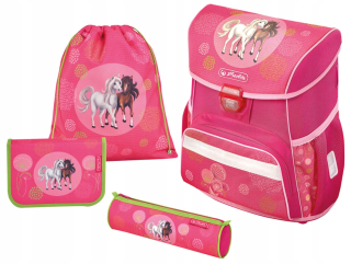Aktovka - Herlitz Loop Plus Spring Horses Set