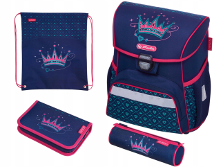 Školská taška, batoh - Schoolbag Herlitz School Loop Plus Korona Sada