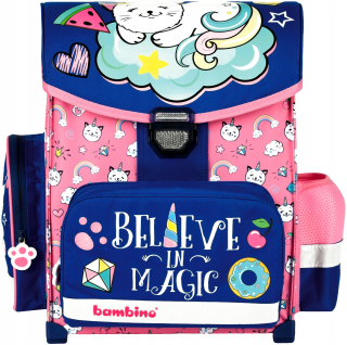 Aktovka - Bambino 1kg Cassette School Bag Kotek 629280