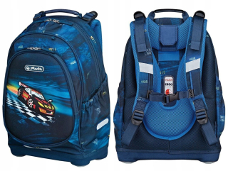 Školský batoh - Herlitz Blush School Backpack Blush Racing