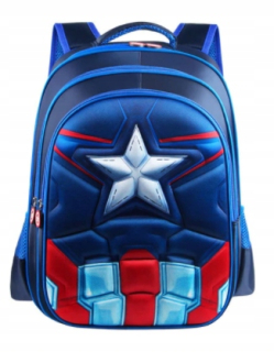 Školská taška, batoh - TORNISTER BACKPACK ŠKOLA KAPITÁN AMERIKA VEĽKOSŤ L