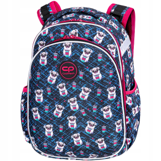 Školská školská taška pre deti Coolpack korytnačka u psov