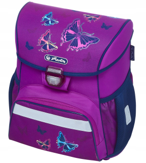 Aktovka - Herlitz Loop Glitter Butterfly SchoolBag