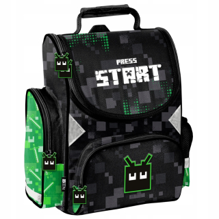 Paso Press Start School School Bag pre chlapca