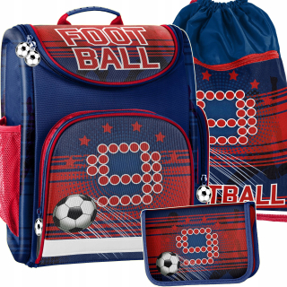 Aktovka - Schoolbag futbal pre chlapca s loptou