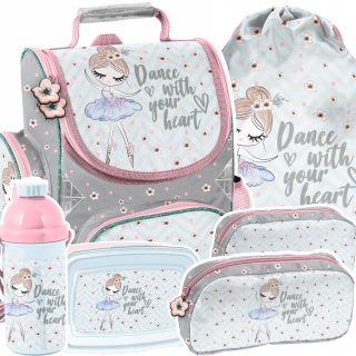 Aktovka - TORNISTER SCHOOL SET BALLET TUB BALLERINA