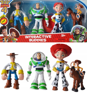 TOY STORY BUZZ 4 veľké keramike THIN JESSIE OFF
