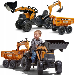 Puzdro na traktor IH rýpadlo s pohyblivou lyžičkou prívesu