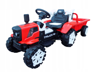 Batériový traktor s prívesom MP3 Bluetooth